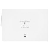 Emmanuel ethnic christmas greeting card (Back Horizontal)