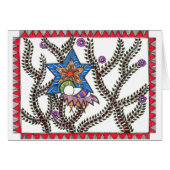 Emmanuel ethnic christmas greeting card (Front Horizontal)