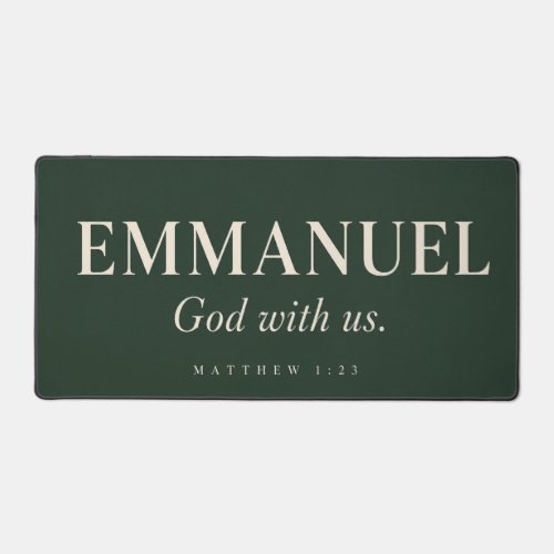EMMANUEL | Matthew 1:23 | Christmas Desk Mat