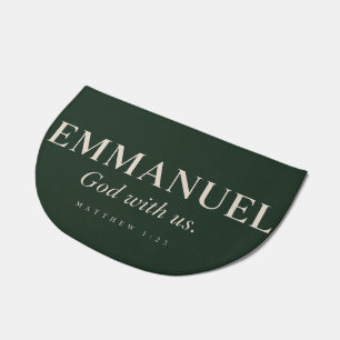 EMMANUEL Matthew 1:23 Christmas Doormat