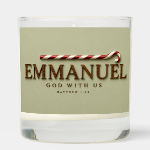 EMMANUEL Matthew 1:23 Christmas Scented Candle