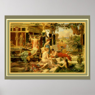 Emmanuel Oberhauser "Roman Bath"  12 x 16 Poster