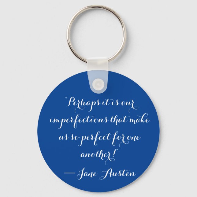 Emma's insight on imperfection  keychain (Front)