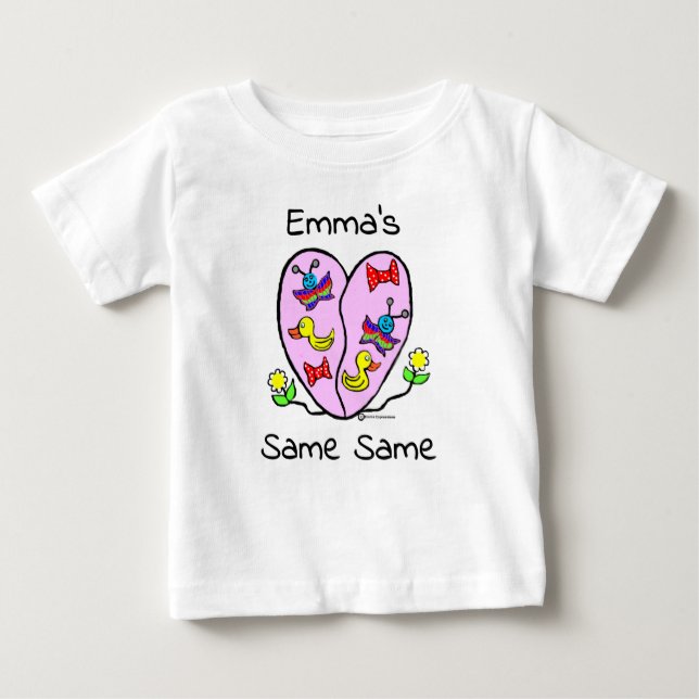 Emma's Same Same Name Game Baby T-Shirt (Front)