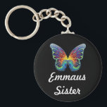 Emmaus Sister Keychain<br><div class="desc">The Walk to Emmaus. A spiritual experience. Emmaus Sisters in Christ</div>