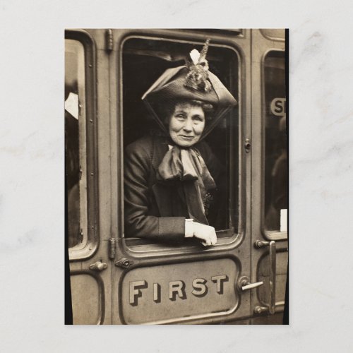 Emmeline Pankhurst Feminist and Suffragette Postcard