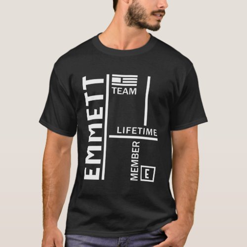 Emmett Personalized Name Birthday Gift T_Shirt