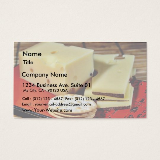 Emmi Emmentaler Cheese Business Card