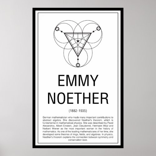 Emmy Noether Poster