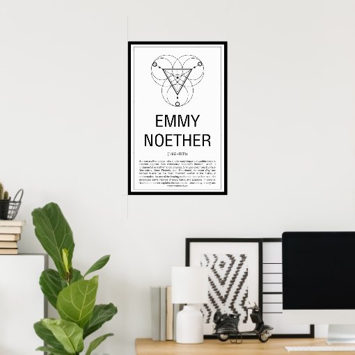 Emmy Noether Poster | Zazzle