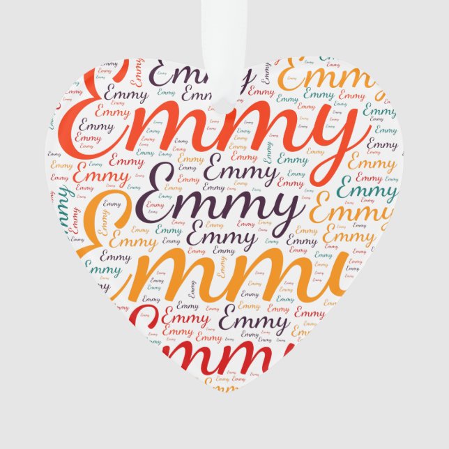 Emmy Ornament (Front)