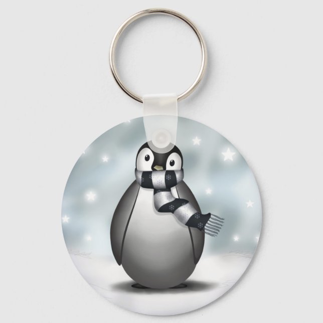 Emmy the Emperor Penguin - Key Chain (Front)