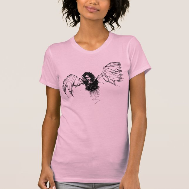 emo angel ringer T-Shirt (Front)