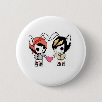 emo bunnies button