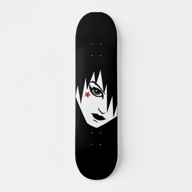 Emo Chick Skateboard (Front)