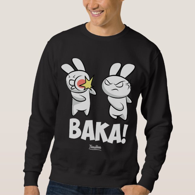  Emo Emotional Aesthetic Skater Boys|Baka Anime Sweatshirt (Front)