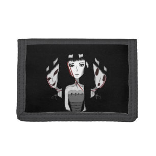 Emo Girl Hand-Drawn Wallet