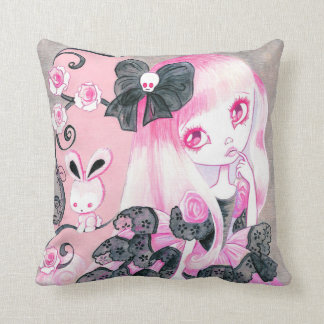 Emo Girl: Jennifer Throw Pillow