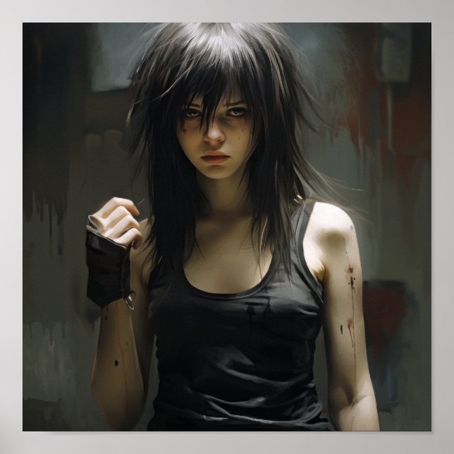 Emo Girl Poster: Slender, Tall, and Stunningly Bea Poster (Front)