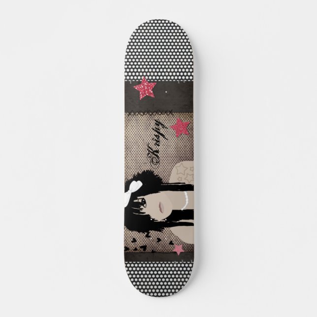 Emo Girl Skateboard (Front)