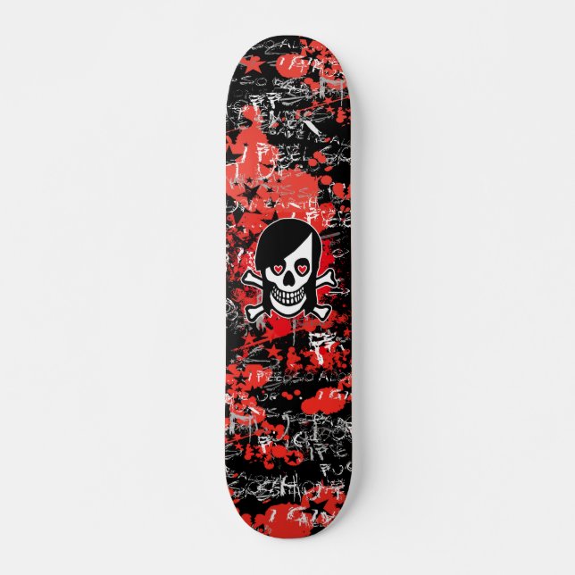Emo Girl Skateboard (Front)