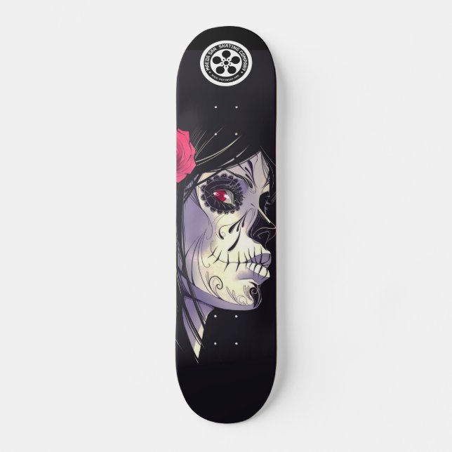 Emo Girl Skateboard Deck (Front)
