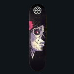 Emo Girl Skateboard Deck<br><div class="desc">Black and white</div>