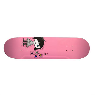 emo girl skateboard deck