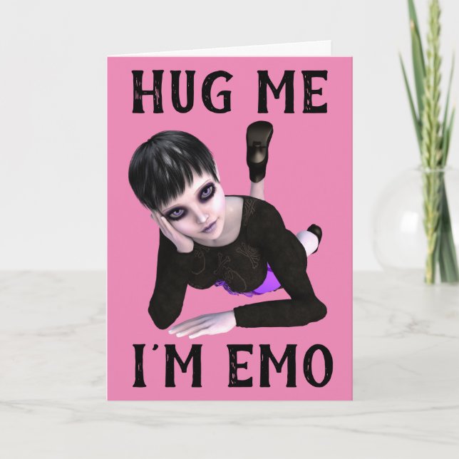 EMO GOTHIC GIRL ALL OCCASION CARDS (Front)