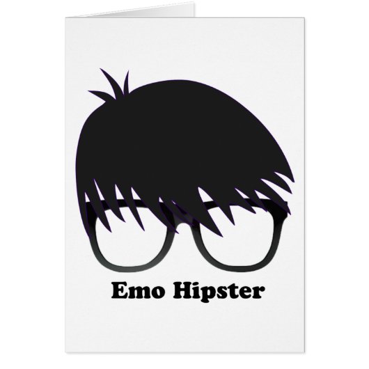 Emo Hipster Cards (Front)
