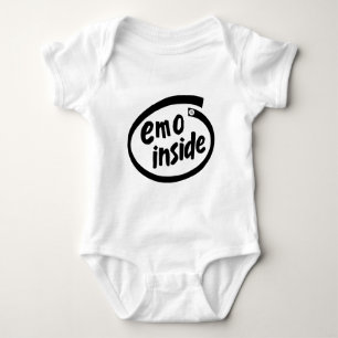 Emo Inside Baby Bodysuit