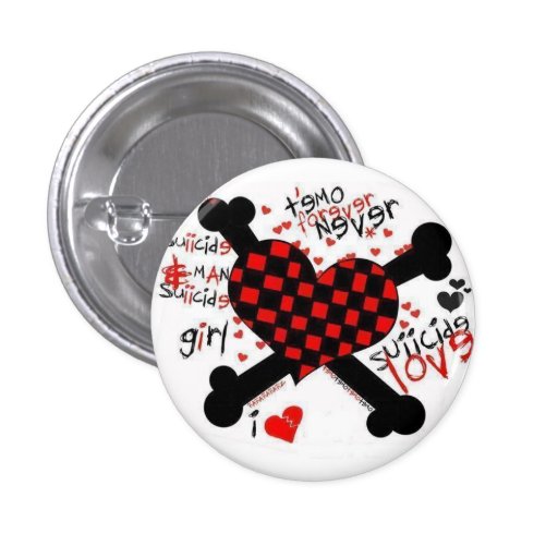 emo/love buttons | Zazzle