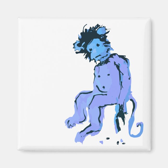 emo monkey ink magnet (Front)