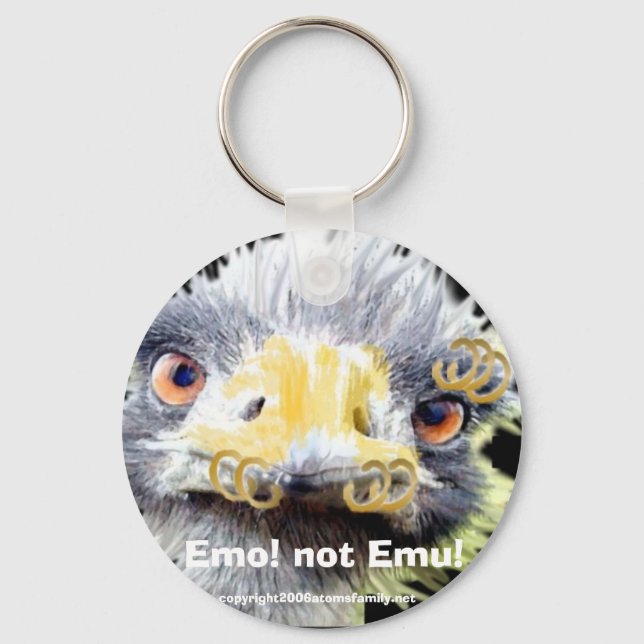 Emo! not Emu!, Keychain (Front)