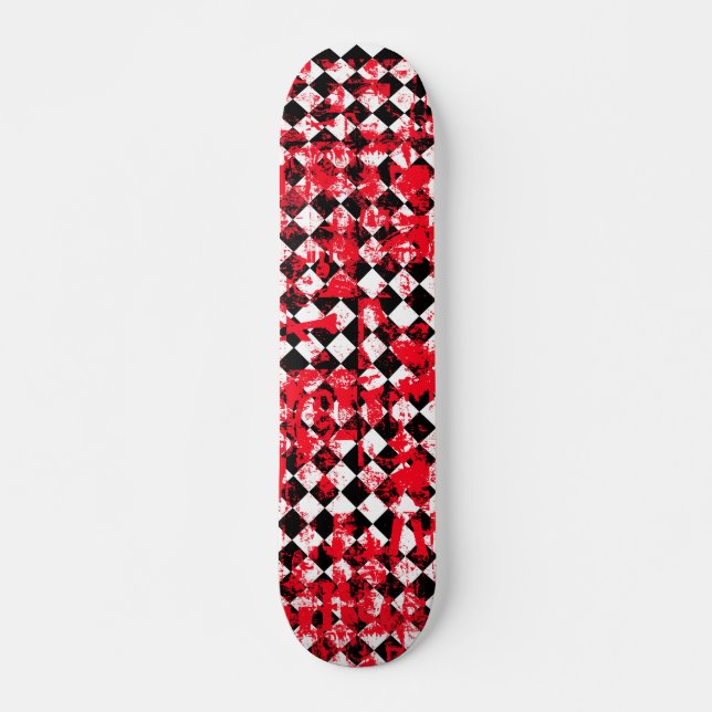 Emo Paint Splatt Skateboard Deck (Front)
