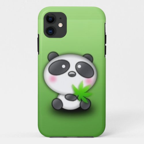 Emo Panda Bear iPhone 11 Case