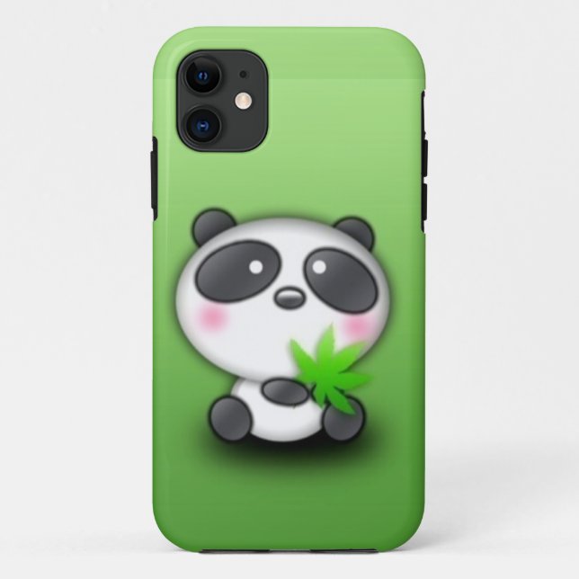Emo Panda Bear Case-Mate iPhone Case (Back)