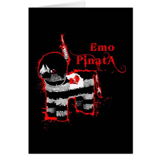 emo pinata cards (Front)