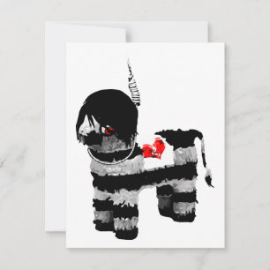 emo pinata invitation