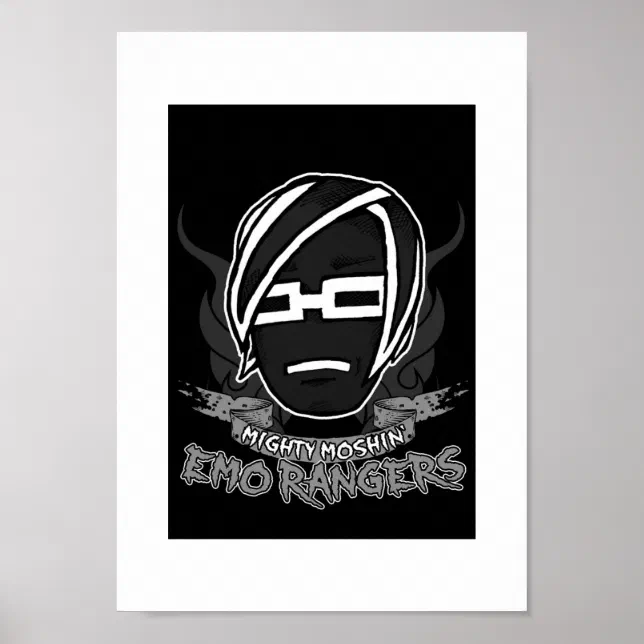 Emo Rangers - Introspective Poster | Zazzle