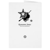 Emo Scene Girl Card (Back)