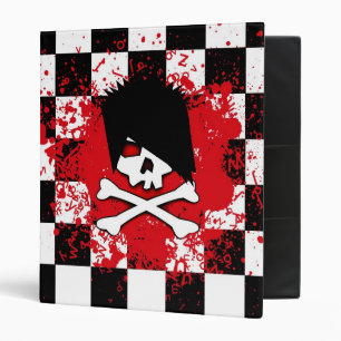 Emo Skull Binder