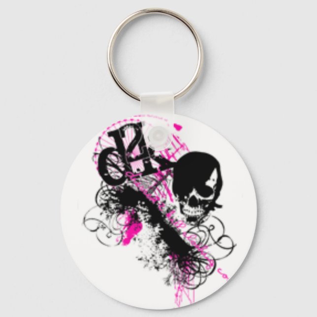 emo_skull keychain (Front)