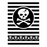 Emo Skull Patch Poster