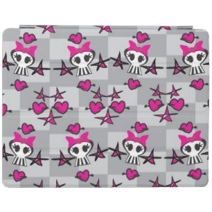 Emo Skulls Pattern iPad Smart Cover