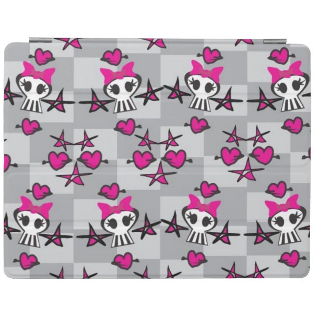 Emo Skulls Pattern iPad Smart Cover (Horizontal)
