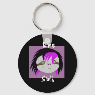 Emo Sloth Keychain