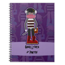 Emo Sock Monkey Cartoon Fun Art Design