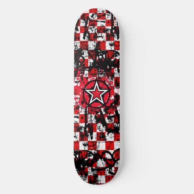 Emo Star Skateboard Deck (Front)