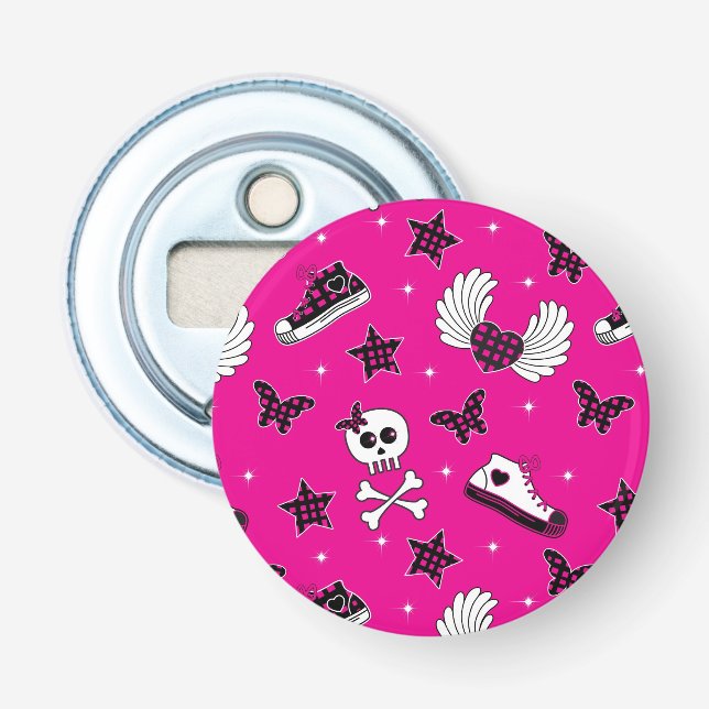 Emo Symbols Bottle Opener (Front)